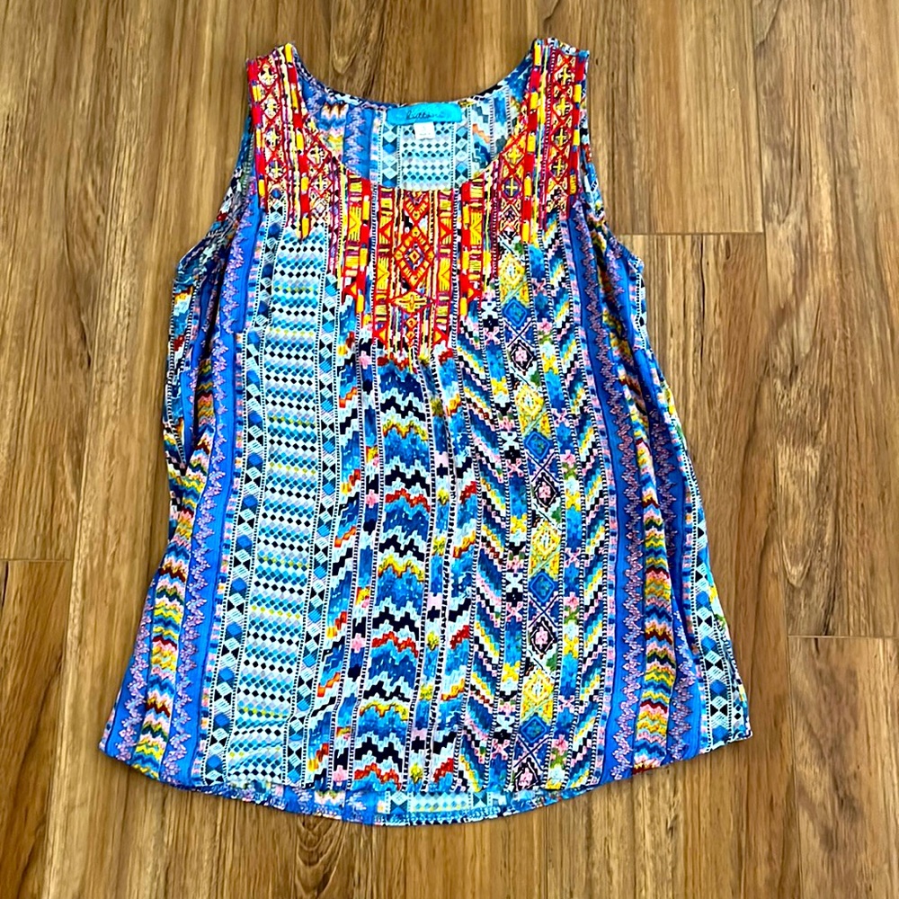 Cute tribal print tank